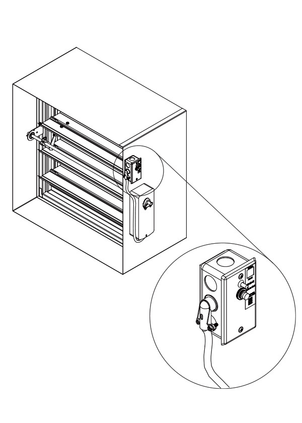 HS-10-M One-Temperature Manually Resettable with Momentary Test Switch