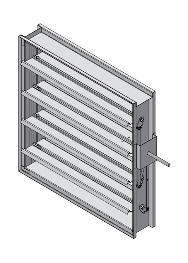 Manual - Rectangular - Triple-V Air Control Dampers