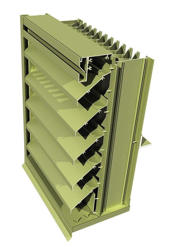 9" Dual-Module Louvers and Architectural