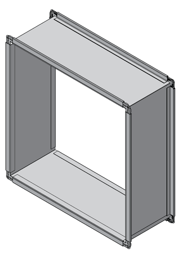 Removable Duct Section Ductmate Connection Option